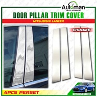 Door Window Pillar Proton Inspira / Mitsubishi Lancer GT Pillar Trim Cover Chrome Accessories