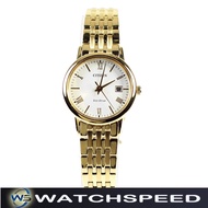 Citizen Eco-Drive EW1582-54A EW1582-54 Solar Gold Analog  Ladies / Womens Watch