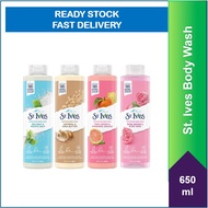【Mix】St Ives Body Wash, 650ml Soothing Body Wash Body Exfoliator