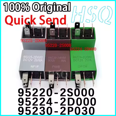 1PCS 95220-2S000 95224-2D000 95230-2P030 95225-2D000 95230-2P050 95225-7A500 New Automotive Relays