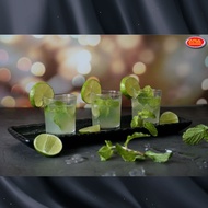 Peck Glass Small Products With Stripes Size 2 Ounces (Pack Of 3)