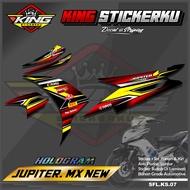 Sticker Striping Jupiter Mx New 135 - Striping Motor Jupiter Mx New 135 Motif Racing. KS.07