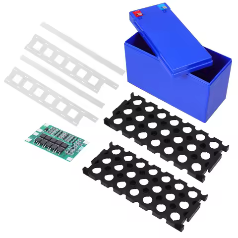 Case Holder 3S 40A 12V 7Ah Lithium Batteries Storage Box Pcb Protection Board DIY Pack Electric Scoo