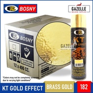 Bosny KT Gold Effect Spray Paint Gold Spray Paint Metallic Gold Colors - 1 BOX 12 PCS