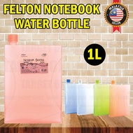 FELTON Drinking Notebook Water Bottle FNB2221 FNB2220 BPA FREE 850ml 1L/Botol Air Minuman FELTON