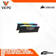 CORSAIR VENGEANCE RGB 32GB (2x16GB) DDR5 DRAM 6000MT/s CL36 OR 5200MHZ CL40 AMD EXPO & Intel XMP Mem