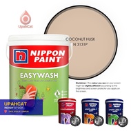 1 & 5 Liter - COCONUT HUSK N 3131P, Nippon Paint, Easy Wash, Weatherbond & Spot-less - Waterbase Pai