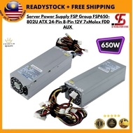 Server Power Supply FSP Group FSP650-802U ATX 24-Pin 8-Pin 12V 7xMolex FDD AUX