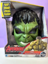 稀有2015 Hasbro 浩克面具 Avenger Age of Ultron Hulk  Video Changing Mask原裝未拆封，電池請買家自行測試