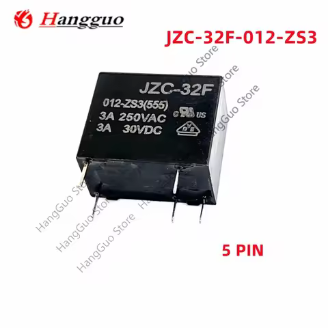 5PCS/Lot Original HF32F JZC-32F 5V 12V 24V Power Relays JZC-32F-005-ZS3 JZC-32F-012-ZS3 JZC-32F-024-