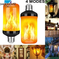 <JTFY> E14 E27 B22 90 LED Flame Effect Fire Light Bulb Flickering Flame Bulb Lamp Decor