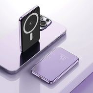 Mi พาวเวอร์แบงค์ 10000mAh PD20W ชาร์จเร็วไร้สาย 15W ชาร์จเร็วสำหรับ iPhone/Samsung/Android/OPPO/Xiao