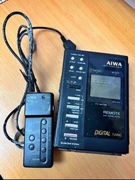 aiwa HS-JX10 卡式隨身聽 電台 收音機 1988年 零件機 Stereo Radio Cassette Recorder(HS-JX101)With remote control RC-10J