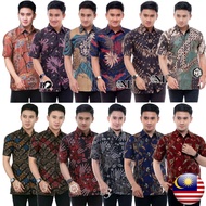 Kemeja Lengan Pendek KEMEJA BATIK LELAKI BAJU BATIK LELAKI JAWA MALAYSIA BATIK BATIK shirt Baju Kerj