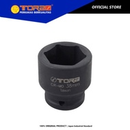 MATA TORA 38 mm 3/4 DR 6 PT Black Socket Bit - Shock Wrench Socket - Hand Socket - TAIWAN