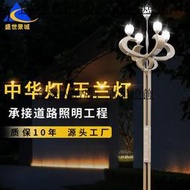 廠家市政道路景觀中華燈 8米10米12米高桿路燈八叉九火LED中華燈 吉星燈飾