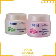 Rene Rebonding Hair Strong Straightening Cream 500ml + Neutralizer Cream 500ml