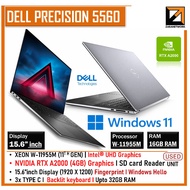 Dell Precision 5560/5550/7760 GAMING(1 YEAR WARRANTY T&C)14"inch FHD CORE i7-9th/10th GEN WIN 11 PRO