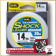 DUEL Fluorocarbon Line 14Lbs. TB Carbon Shock Leader 30m 14Lbs Natural Clear H3556
DUEL Fluorocarbon