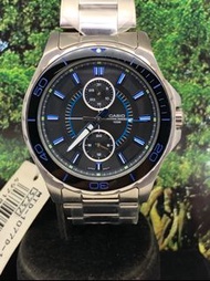 卡西歐CASIO MTD-1077D 大錶徑可轉動計時轉盤男錶