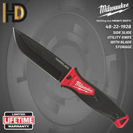 Milwaukee HARDLINE 5" Fixed Blade Kni-fe / Milwaukee Heavy Duty HARDLINE Blade / LIFETIME WARRANTY / 48-22-1928