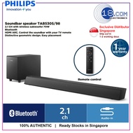 Philips TAB5305/98 Soundbar | 70W output | 2.1 CH | Sub woofer for deep bass | HDMI ARC