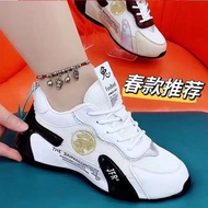 #3051 people collect 2023 spring versatile Pippen inner height enhancement small white shoes trendy 