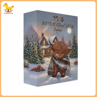 Kids Holiday Advent Calendar Christmas Countdown Calendar Decorations Highland Cow Advent Calendar 2