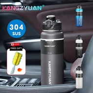 KANGZYUAN 500-1000ml 304SS Vacuum Flask Tumbler Car Thermos Bottle Sports Cup Botol Air Tahan Sejuk
