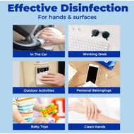 ALCEAN CLEAN + GO 75% ALCOHOL WIPES 50'S / 50'S X 3