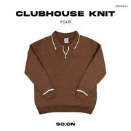 SO.ON : Polo Knit เสื้อโปโล รุ่น Clubhouse Knit