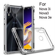 For Huawei Nova 3 3i 3e Case Transparent Shockproof Soft TPU Silicon Cover