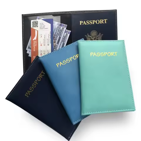 passport cover PU Leather Passport Holder Travel Accessories Passport Wallet Passport Cover Protecto