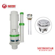 Fish Brand Dual Flush Button Cistern Valve