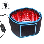 LED Phototherapy เข็มขัดนวดแสงสีแดงประคบร้อน 850nm 660nm Body Shaping ลดน้ําหนักและผ่อนคลาย Back Pai