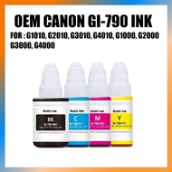 OEM PREMIUM CANON Refill Ink Compatible GI-790 BLACK MAGENTA CYAN YELLOW INK G1010 G2010 G3010 G4010