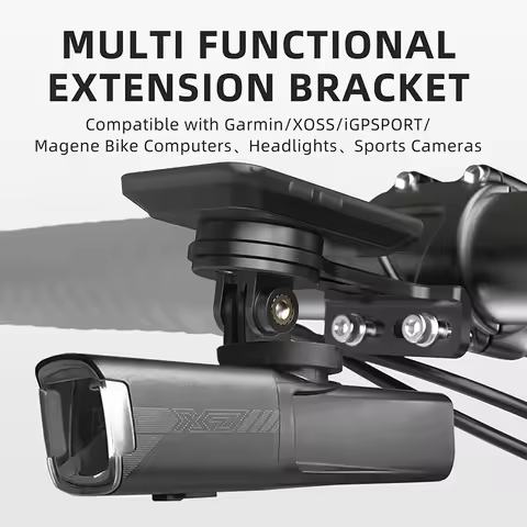CYCLAMI Extended Out-Front Mount Bike Handlebar Mount for NiteRider Adapter Sports Action Camera Gar