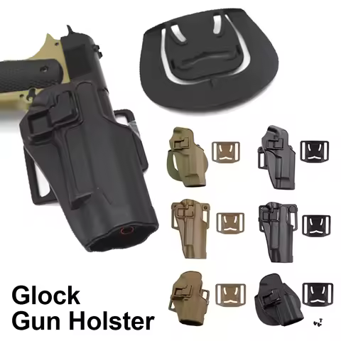 Tactical Gun Holster for Glock G17 G19 1911 USP P226 Airsoft Waist Pistol Holster Hunting Accessory 