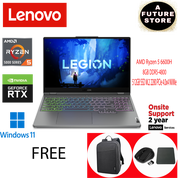 Lenovo Legion 5 15ARH7 82RE0033MJ 15.6'' FHD 165Hz Gaming Laptop Storm Grey ( Ryzen 5 6600H, 8GB, 512GB SSD, RTX 3050 4GB, W11 )