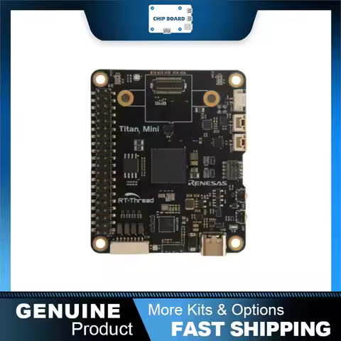 Realth Titan Mini Board, Renesas RA8P1 AI MCU, Cortex-M85/M33 Edge AI Development Platform
