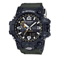 ｛限量特價}保證台灣卡西歐公司貨 G-SHOCK強悍機能大泥王概念電波錶GWG-1000-1A3 一年保固