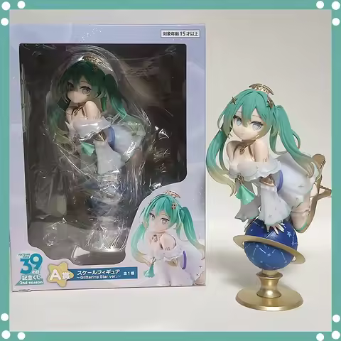 Taito Hatsune Miku Glittering Star Melty Sugar Ver.39 Memorial Day 2nd Season Anime Hatsune Miku Pvc