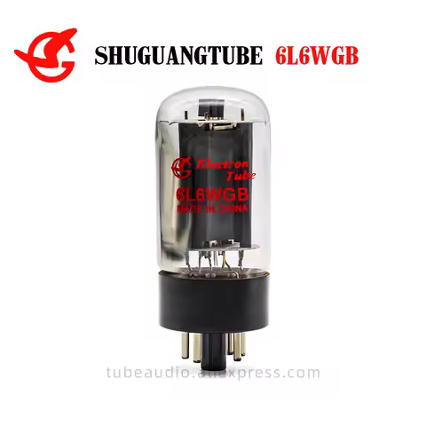 2025 New Shuguang Tube 6L6WGB GE6L6 Replica Guitar Amp Tube Replace 5881a/6l6/6p3p Matched Pair Auth