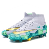Football Boots Men Waterproof Turf Soccer Shoes Women Short Cleats Soccer Boots Male Female Futsal S