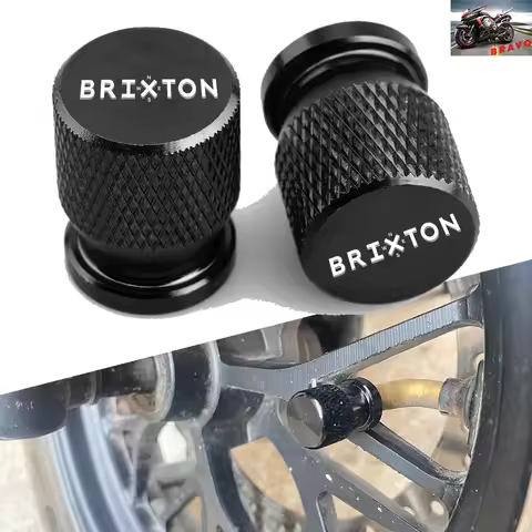 Tyre Valve Cap For BRIXTON Cromwell 125 250 1200 Crossfire 500 Storr 500 Sunray 125 Accessories CNC 