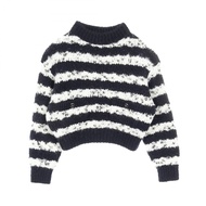 [Pre-owned, Used] Chanel CHANEL Knit Sweater with Coco Mark Buttons P71458K10270 Cashmere Wool Knit 