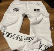 90s KARL KANI 高品質 hip hop 保暖棉褲