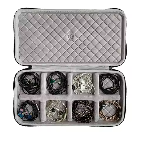 Portable Hard Shell Bag Case for Sony IER-Z1R M7 M9 Sennheiser IE900 In-ear HiFi Earplugs Earhook He