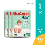 HUGGIES Pants AirSoft L 44 X 3 (132pcs)