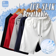 【Ready Stock】Short Pants Men Seluar Sukan Pendek Lelaki Casual Shorts Drawstring Microfiber Gym Home